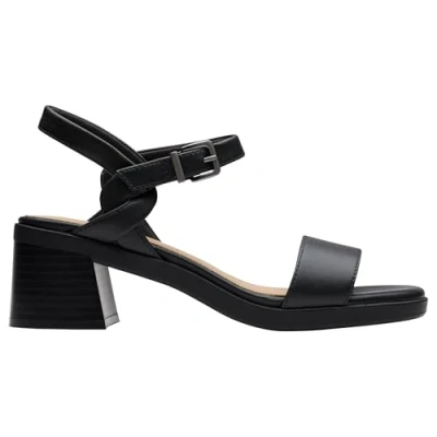 Afbeelding van Clarks Premium Jaylan Ray damessandalen, Zwart leder