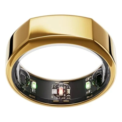 Afbeelding van Oura Gen3 Heritage verbonden ring, maat 13, goud, slaap , hartslag en activiteitstracker, max. 7 dagen batterijduur, compatibel met iOS/Android, ring om je te vinden