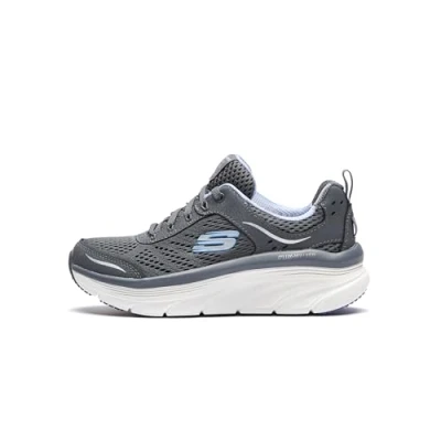 Afbeelding van Skechers D&#039;lux Walker Infinite Motion, damessneakers, Houtskool