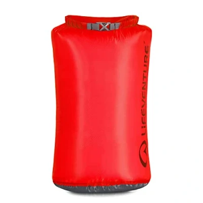 Image de Lifeventure sac étanche ultraléger de 25 litres, tissu indéchirable siliconé avec coutures entièrement soudées, léger pour kayak, camping, randonnée, voyage, bateau, sports nautiques,
