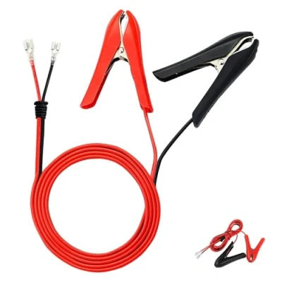 Afbeelding van Lunpog 1,8 m accu krokodillenklemmen met Quick Splice Crimp Lock Terminal verlengkabel, huishoudelijk gereedschap