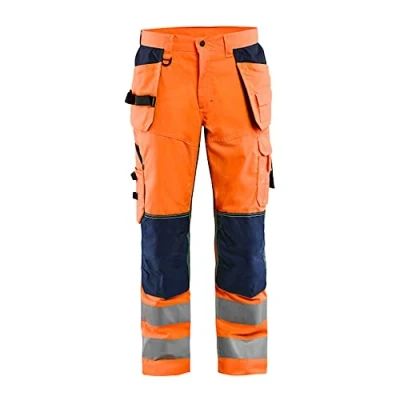 Afbeelding van Blaklader Werkbroek High Vis met ventilatie 1565 1811 Oranje/Groen C52