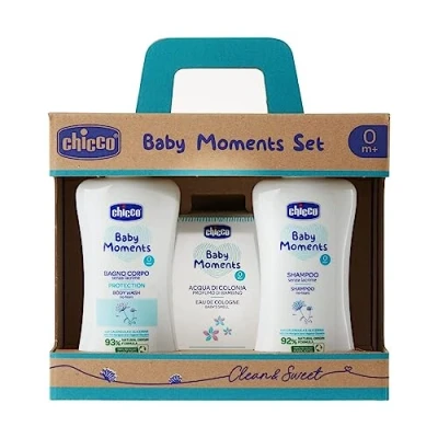 Afbeelding van Chicco, Baby lichaamsverzorging, SET 1: badproduct, shampoo, eau de cologne 0m+