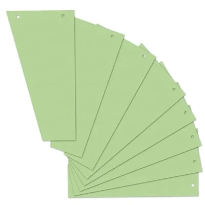 Afbeelding van Herlitz 10838225 trapez strips x 230 mm, 100 stuks, groen