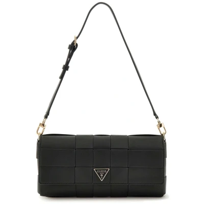 Afbeelding van GUESS Schoudertas Maylee Flap Shoulder Bag Black Zwart