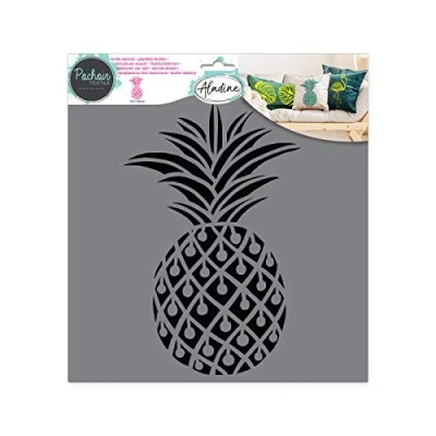 Image de Pochoir textile Aladine Ananas 28 x cm