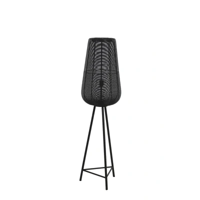 Afbeelding van Light &amp; Living Adeta Vloerlamp Zwart Ø37x135cm