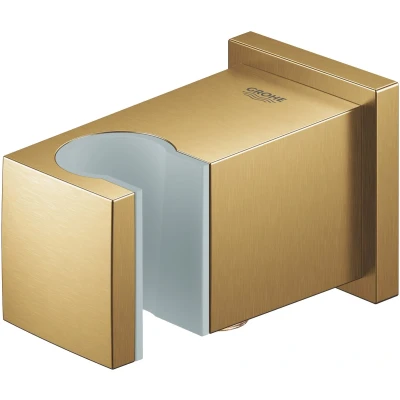 Afbeelding van GROHE Euphoria Cube douche wandaansluitbocht met wandhouder Brushed