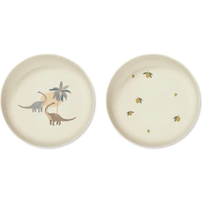 Afbeelding van Konges Slojd kommen set Lemon/Dino