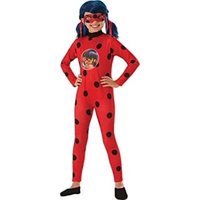 Afbeelding van RUBIES FRANCE Klassiek Ladybug kostuum cadeauverpakking meisjes 110/116 (5 6 jaar)