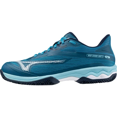 Afbeelding van Mizuno WAVE Exceed Tennisschoenen voor alle ondergronden Moroccan blue white bluejay, Maat: 44.5, bluejay Schoenen