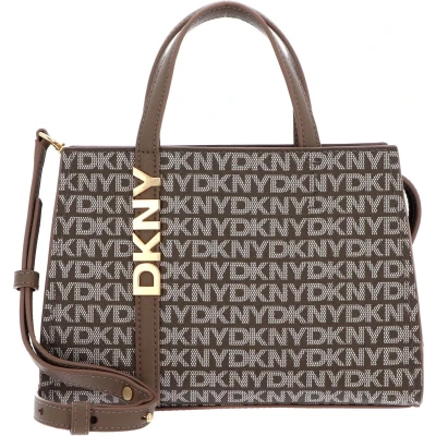 Afbeelding van DKNY Avril Satchel Handtas, Dames, Maat: One Size, Chino