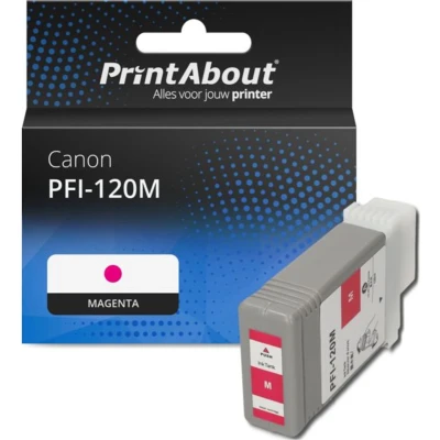 Afbeelding van Huismerk Canon PFI 120M Inktcartridge Magenta