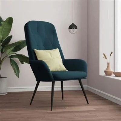 Afbeelding van vidaXL Relaxstoel Blauw