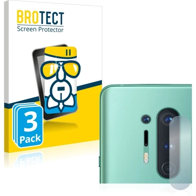 Afbeelding van BROTECT Screenprotector voor OnePlus 8 Pro (ALLEEN Camera Lens) Folie Beschermfolie Beschermglas transparant (3 Stuks)