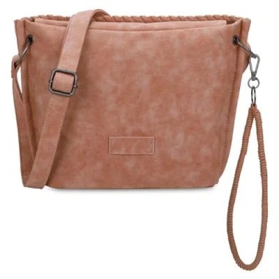 Afbeelding van Fritzi aus Preußen Schoudertas Luke03 Root Crossbody Bag Terra Zalmroze