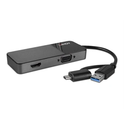 Afbeelding van Hub USB LINDY 43354 Zwart