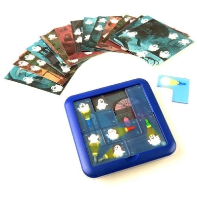 Afbeelding van SmartGames SG433 Ghost Hunters, puzzelspel met 60 uitdagingen, 6+ jaar