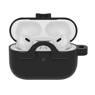 Image de OtterBox Couvercle de boîtier pour chargement des écouteurs sans fil tire noir (noir) Apple AirPods Pro (1ère génération, 2e génération)