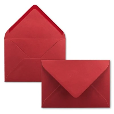 Afbeelding van Neuser Kleurrijke enveloppen C5 229 x 154 mm nat lijmen 50 roze rood (15)