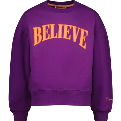 Afbeelding van Vingino Noran Truien &amp; Vesten Meisjes Sweater Hoodie Vest Paars Maat 176