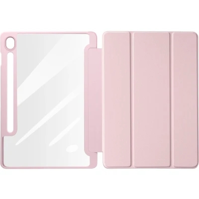 Afbeelding van Dux Ducis Tablet hoes geschikt voor Samsung Galaxy Tab S9/S9 FE (2023) Toby Series Auto Wake/Sleep functie Roze