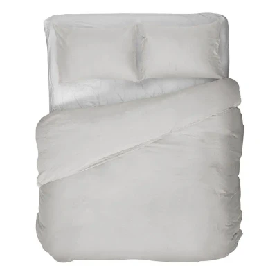 Afbeelding van Kayori dekbedovertrek Taga Katoensatijn Offwhite 240/200 220 +2 slopen 240/220 (Kleur: Offwhite)