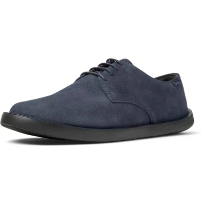 Afbeelding van Camper Wagon Sportieve veterschoenen, Heren, Maat: 41, Pello ebony/wagon ebony meteor Veloursleer