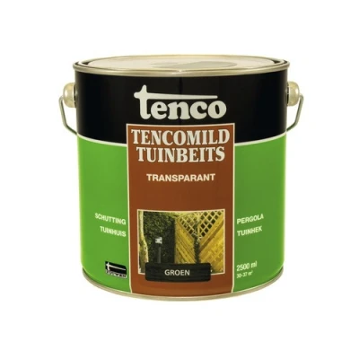 Afbeelding van Tenco Tencomild Tuinbeits Transparant 2,5 ltr groen Buiten onderhoud