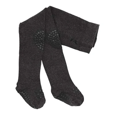 Afbeelding van Gobabygo Maillot Antislip Junior Donkergrijs Wol Maat 74/80