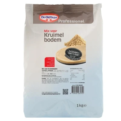 Afbeelding van Dr.Oetker Prof. Kruimelbodem mix 1kg