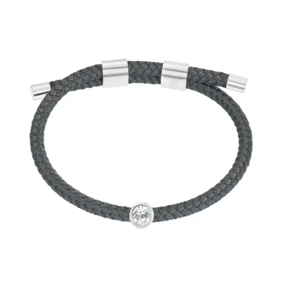 Afbeelding van iXXXi Jewelry Cozy Crystal Stone Grijs Dames Armband One Size