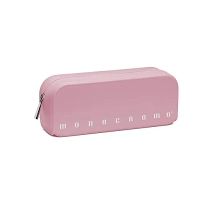 Afbeelding van Pigna Monochrome etui in siliconenzak, pastelroze