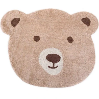 Afbeelding van KidsDepot Vloerkleed Beer Beige/Brown