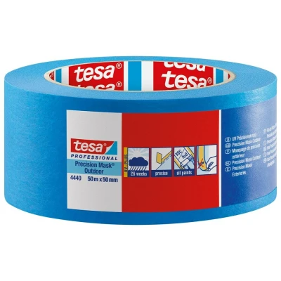 Afbeelding van Tesa 4440 Precision Mask Outdoor Afplaktape Blauw 50mm x 50m
