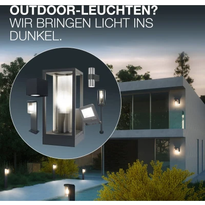 Afbeelding van LEDVANCE ENDURA CLASSIC FIGO SQ W SEN buitenlant., wandlamp, donkergrijs, aluminium, snelle en eenvoudige installatie, beschermingsklasse IP44, indirecte verlichting, daglichtsensor, bewegingsmelder