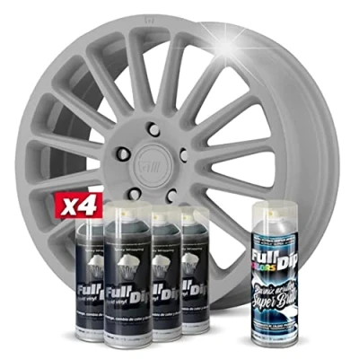 Afbeelding van AutoFullCar Set van 4 sprays Full Dip Nardo Grey Gloss
