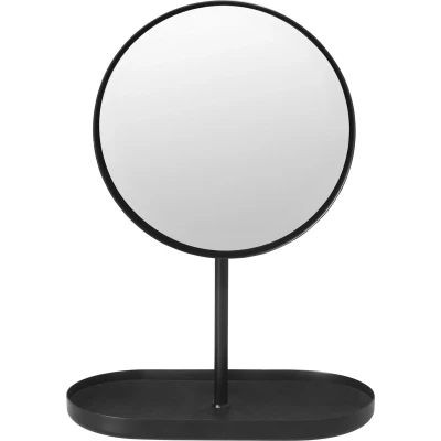 Afbeelding van Blomus MODO make up spiegel zwart staal