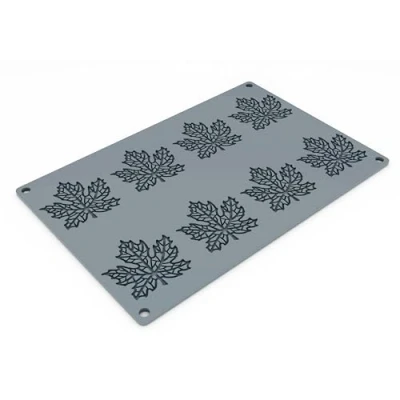 Afbeelding van Pavoni Siliconen Vorm Herfstblad 66x62,5mm (8) 30x20cm