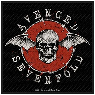 Afbeelding van Avenged Sevenfold Distressed Skull Patch Zwart
