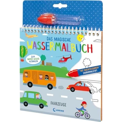 Afbeelding van Das magische Wassermalbuch Fahrzeuge
