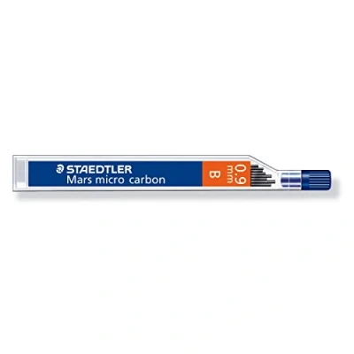 Afbeelding van Staedtler Mars Micro Carbon 250 etui met 12 vullingen grafiet 0,9 mm B