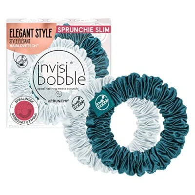 Afbeelding van Invisibobble Sprunchie Slim Duo Cool As Ice