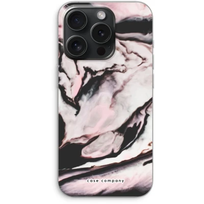 Afbeelding van Case Company® hoesje geschikt voor iPhone 15 Pro Roze stroom Soft Cover Telefoonhoesje Bescherming aan alle Kanten en Schermrand