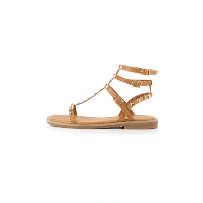 Afbeelding van Les Tropeziennes par M Belarbi Coralie Sandalen, Dames, Maat: 41, Tan Leer