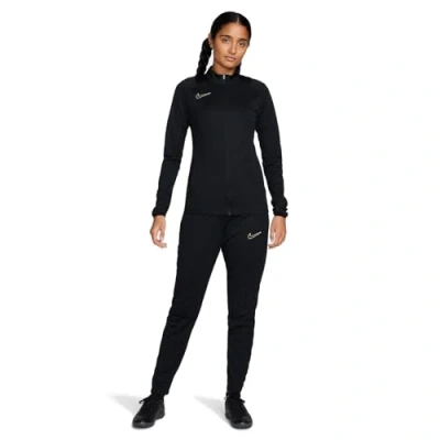 Afbeelding van Nike Performance Academy Track SUIT Trainingspak, Dames, Maat: Small, Black/metallic gold