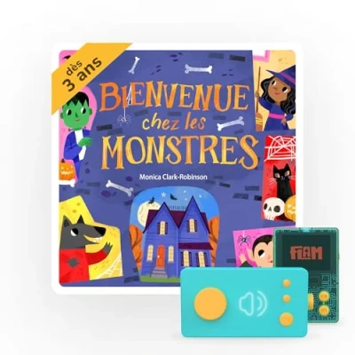 Image de Livre audio Lunii Bienvenue chez les monstres pour conteuse d&#039;histoire Ma Fabrique à Histoire