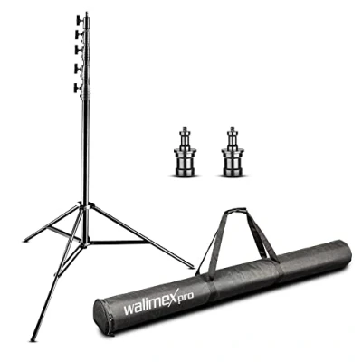 Afbeelding van Walimex 17362 Lampstatief Werkhoogte 150 600 cm Incl. tas
