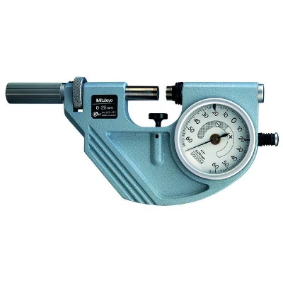 Afbeelding van MITUTOYO 523 121 passameter met meetklok 0 25mm/0,001mm