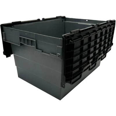 Afbeelding van Vogue Kunststof Transportopbergkrat Met Vast Deksel 600x400x320mm